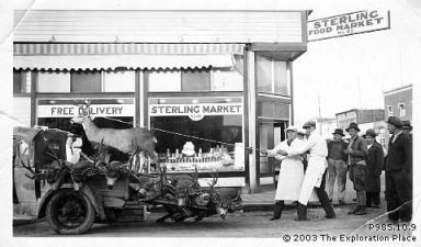 Photo of Sterling Food Market - corner of George Street and Third Avenue, 1930s