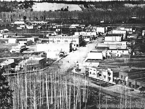 Prince George townsite - March 1915 Photo of Prince George townsite, March 1915